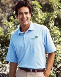 Hanes Custom Logo Polo Shirts, no minimum order, free logo setup, embroidery and screen printing