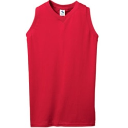 Custom ladies 50/50 sleeveless v-neck