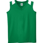 598 Augusta Sportswear Ladies Poly/Cotton Color Block Jersey