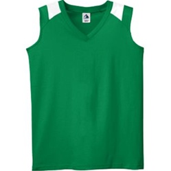 598 Augusta Sportswear Ladies Poly/Cotton Color Block Jersey