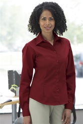 77014 LADIES' LONG SLEEVE SHIRT WITH TEFLON