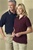 85033 Ash City MEN'S PIQUE POLO WITH TEXTURED STRIPE TRIM