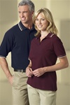 85033 Ash City MEN'S PIQUE POLO WITH TEXTURED STRIPE TRIM