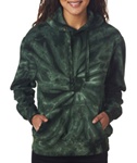 854 Gildan Tie-Dye Pinwheel Hooded Sweatshirt