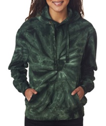 854 Gildan Tie-Dye Pinwheel Hooded Sweatshirt