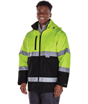 Embroidered 9230 Charles River Apparel Signal Hi-Vis Parka