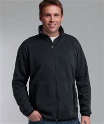 9493 Charles River Men's Heathered Fleece Jacket