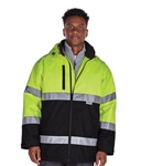 Embroidered 9730 Charles River Signal Hi-Vis Jacket