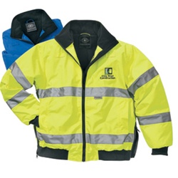 Embroidered 9732 Charles River Signal Hi-Vis Jacket