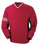 A147 Adidas ClimaLite Color Block V-Neck Windshirt