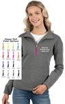 Customize your 1/4 Zip Fleece Pullover with colorful zipper pulls