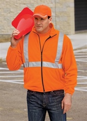 CS177 CornerStone Value Fleece Full-Zip Jacket with Reflective High Visibility Taping