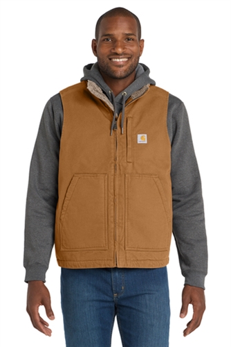 Customized Carhartt  Sherpa-Lined Mock Neck Vest