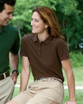 D130WGR Devon & Jones Ladies' Organic Pique Polo