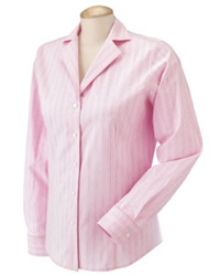 DP620W Devon and Jones Pink Multi-Stitch Poplin Blouse