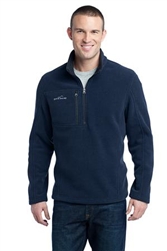 Embroidered logo Eddie Bauer Fleece Quarter Zip