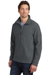 custom logo Eddie Bauer zip micro fleece jacket