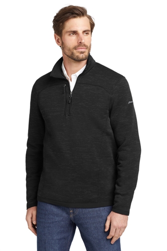 Embroidered logo Eddie Bauer Fleece Quarter Zip