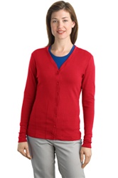 L515 Port Authority Ladies Modern Stretch Cotton Cardigan