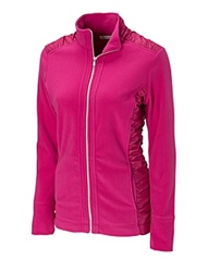 LCK02460  Cutter and Buck Ladies Aboretum Full Zip Fleece