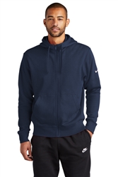 Nike Club Fleece Sleeve Swoosh Full-Zip Hoodie