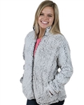 Boxercraft Ladies Frosty Grey Full Zip Sherpa