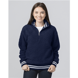 Custom Embroidered Sherpa Pullover Q20 Varsity