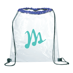 Rally Clear Drawstring Bag