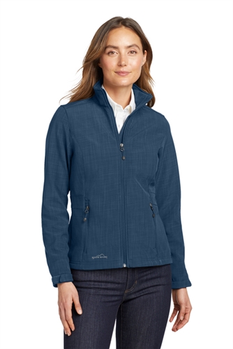 EB533 Ladies  Eddie BauerÂ® Shaded Crosshatch Soft Shell Jacket